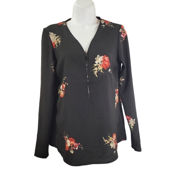 Catherine Malandrino Tops - Catherine Malandrino NWT Womens Size S Floral Print Blouse
